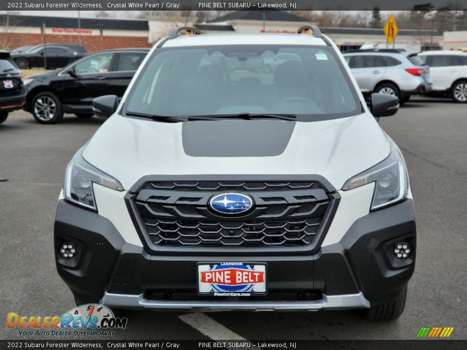 2022 Subaru Forester Wilderness Crystal White Pearl / Gray Photo #2