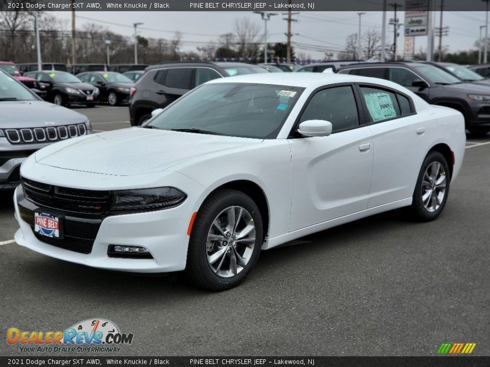 2021 Dodge Charger SXT AWD White Knuckle / Black Photo #1