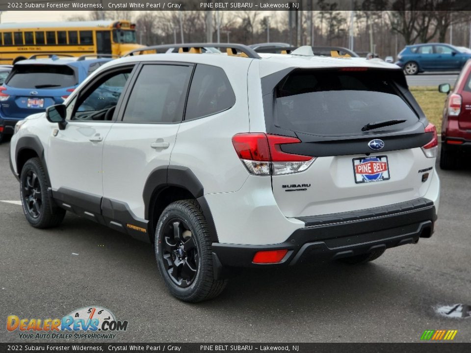 2022 Subaru Forester Wilderness Crystal White Pearl / Gray Photo #4