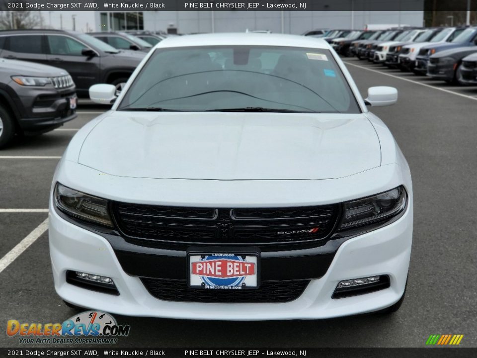 2021 Dodge Charger SXT AWD White Knuckle / Black Photo #2