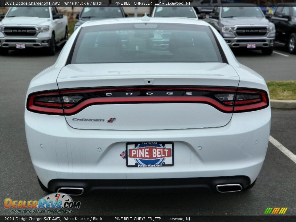 2021 Dodge Charger SXT AWD White Knuckle / Black Photo #5