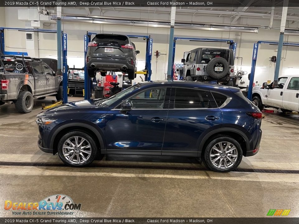2019 Mazda CX-5 Grand Touring AWD Deep Crystal Blue Mica / Black Photo #10
