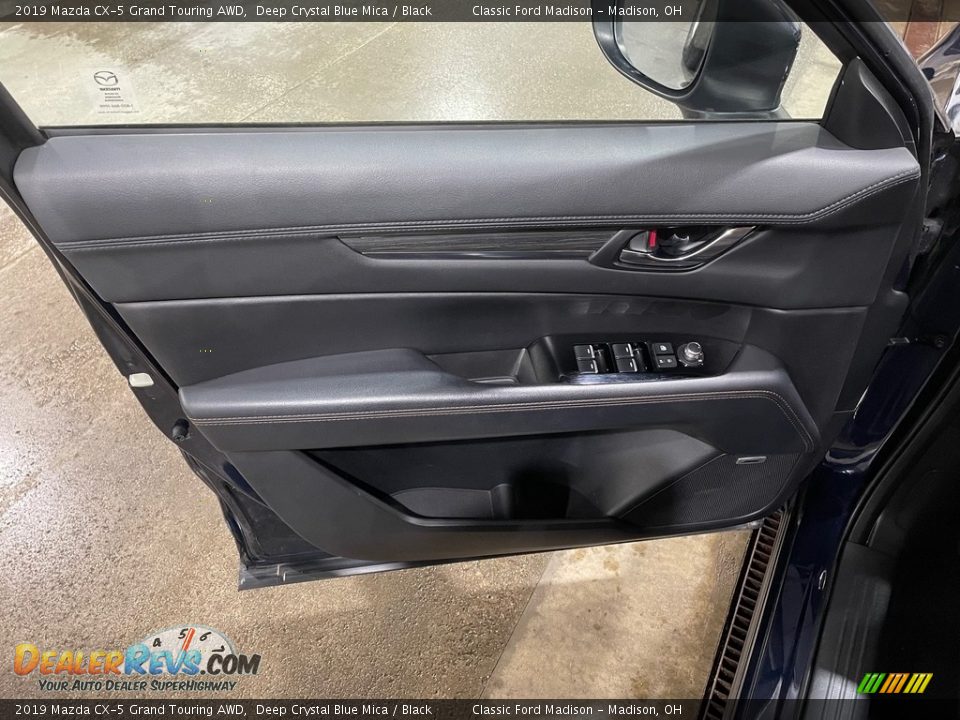 2019 Mazda CX-5 Grand Touring AWD Deep Crystal Blue Mica / Black Photo #12
