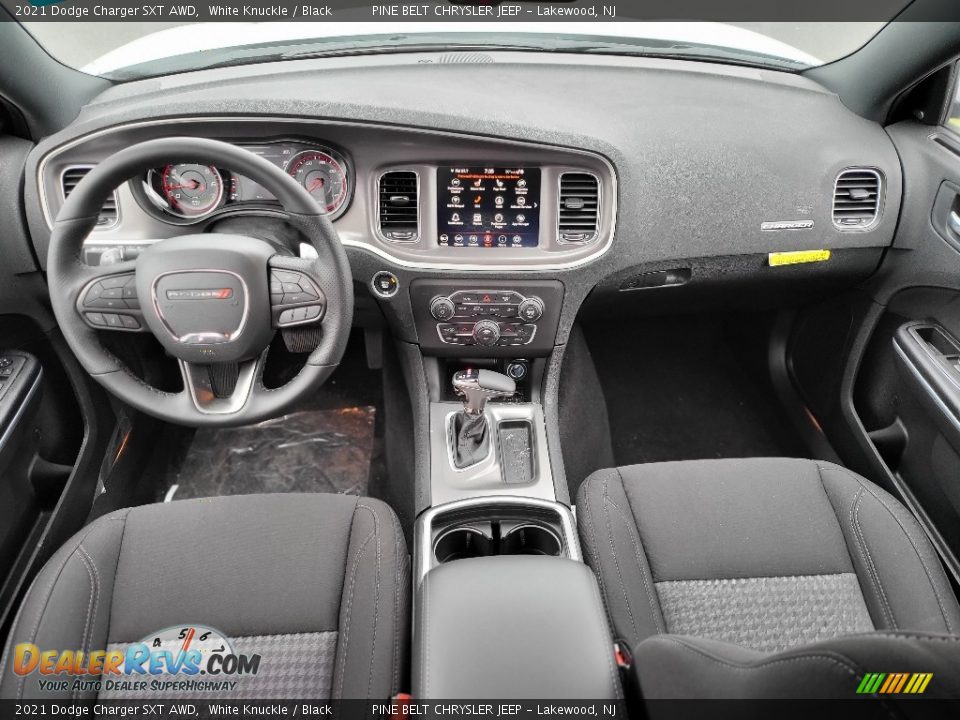 2021 Dodge Charger SXT AWD White Knuckle / Black Photo #9