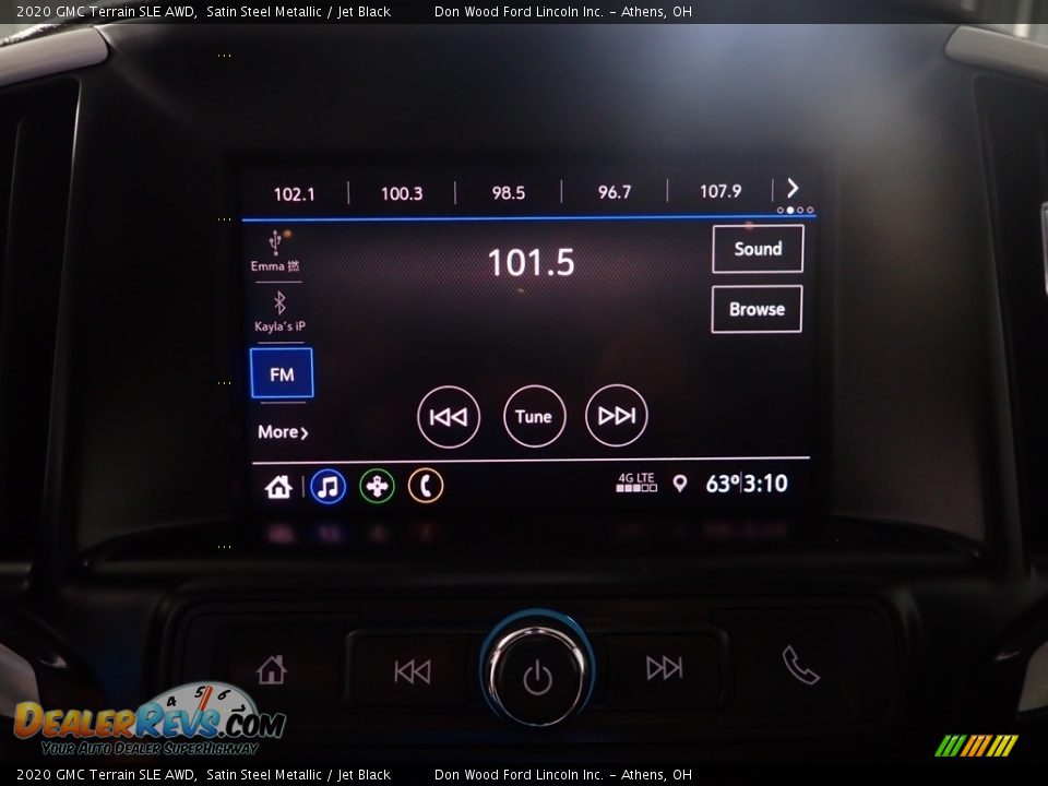 2020 GMC Terrain SLE AWD Satin Steel Metallic / Jet Black Photo #26