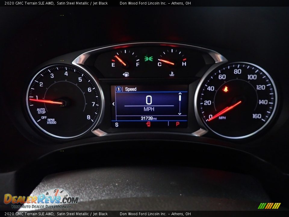 2020 GMC Terrain SLE AWD Satin Steel Metallic / Jet Black Photo #28