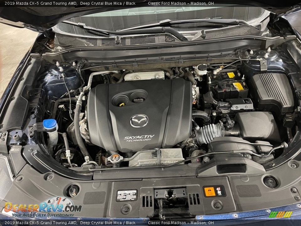 2019 Mazda CX-5 Grand Touring AWD Deep Crystal Blue Mica / Black Photo #18