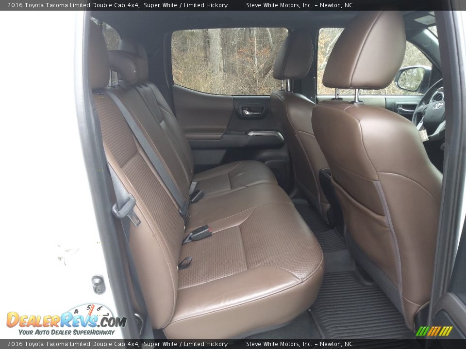 Rear Seat of 2016 Toyota Tacoma Limited Double Cab 4x4 Photo #15