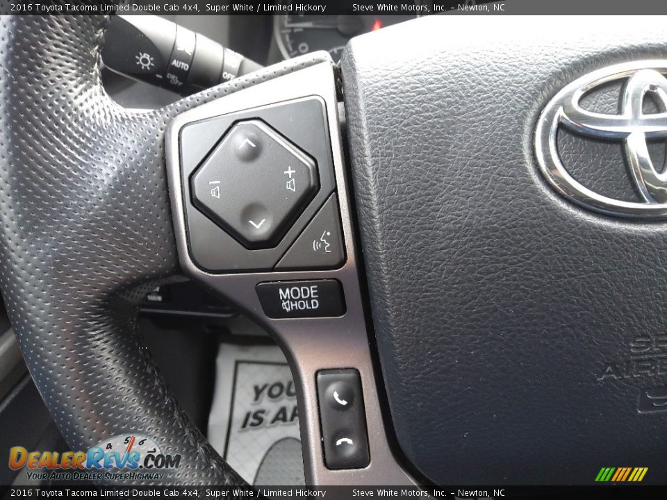 2016 Toyota Tacoma Limited Double Cab 4x4 Steering Wheel Photo #18
