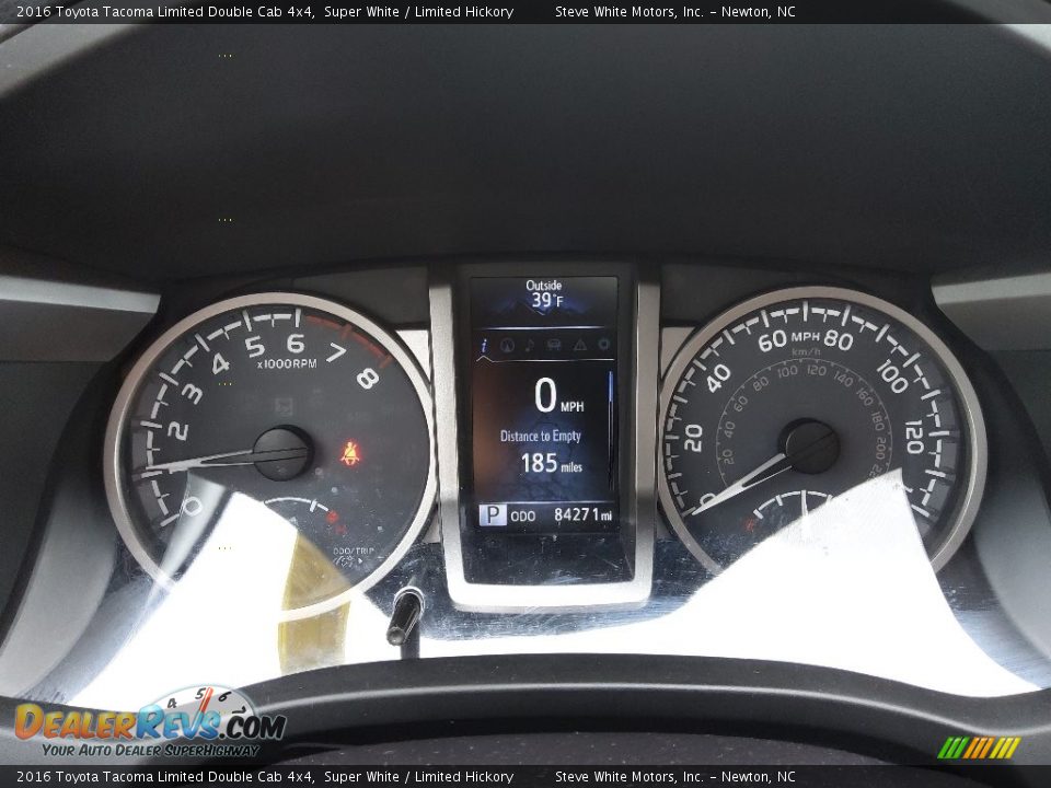 2016 Toyota Tacoma Limited Double Cab 4x4 Gauges Photo #20