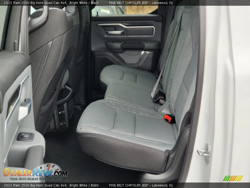 Rear Seat of 2022 Ram 1500 Big Horn Quad Cab 4x4 Photo #6