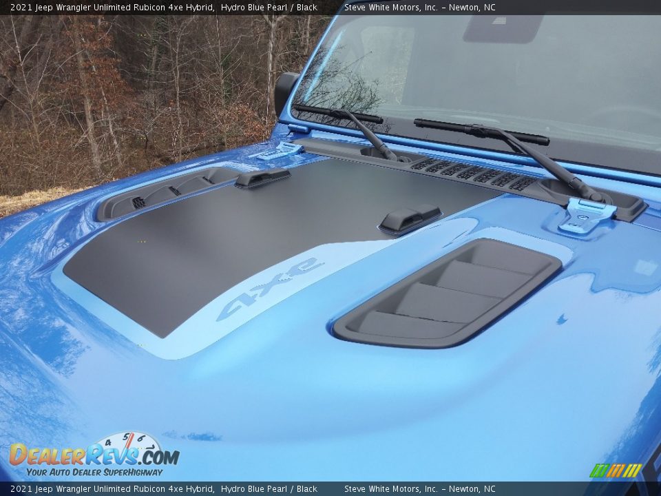2021 Jeep Wrangler Unlimited Rubicon 4xe Hybrid Hydro Blue Pearl / Black Photo #5