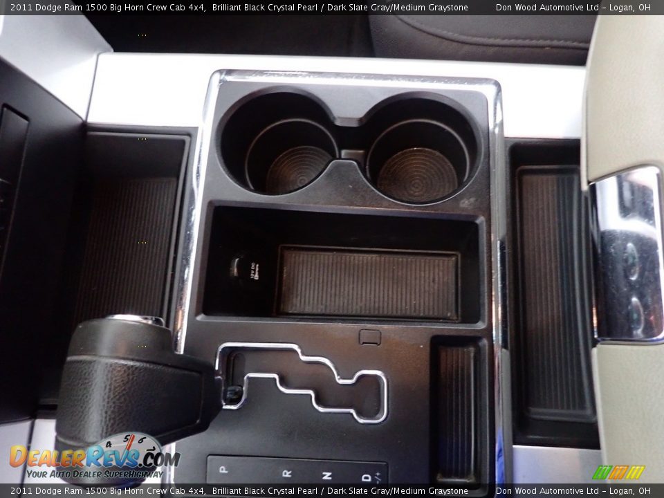 2011 Dodge Ram 1500 Big Horn Crew Cab 4x4 Brilliant Black Crystal Pearl / Dark Slate Gray/Medium Graystone Photo #19