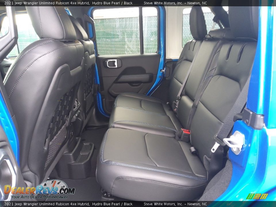 Rear Seat of 2021 Jeep Wrangler Unlimited Rubicon 4xe Hybrid Photo #16