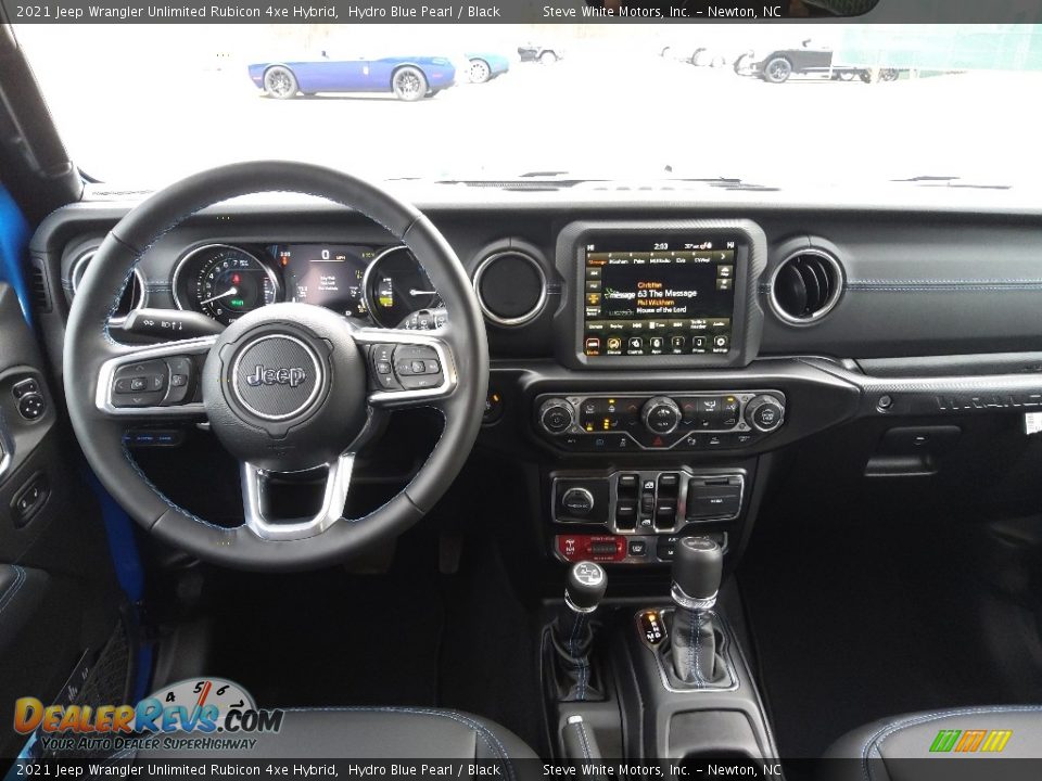 Dashboard of 2021 Jeep Wrangler Unlimited Rubicon 4xe Hybrid Photo #18