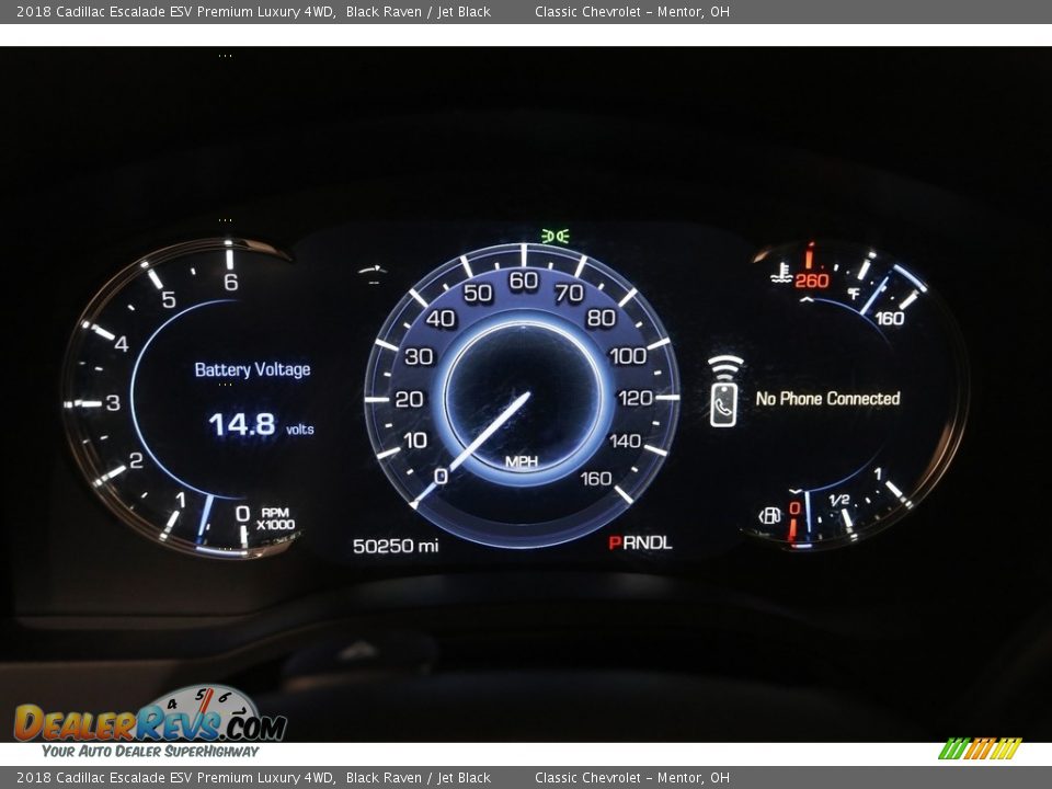 2018 Cadillac Escalade ESV Premium Luxury 4WD Gauges Photo #9