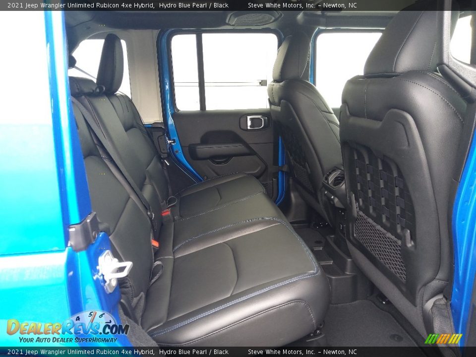 Rear Seat of 2021 Jeep Wrangler Unlimited Rubicon 4xe Hybrid Photo #22
