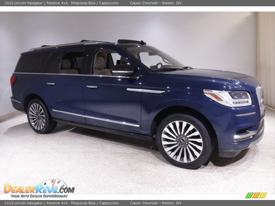 Rhapsody Blue 2019 Lincoln Navigator L Reserve 4x4 Photo #1