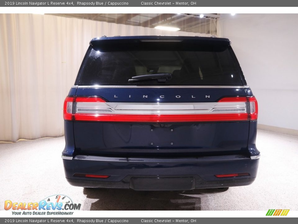 2019 Lincoln Navigator L Reserve 4x4 Rhapsody Blue / Cappuccino Photo #25