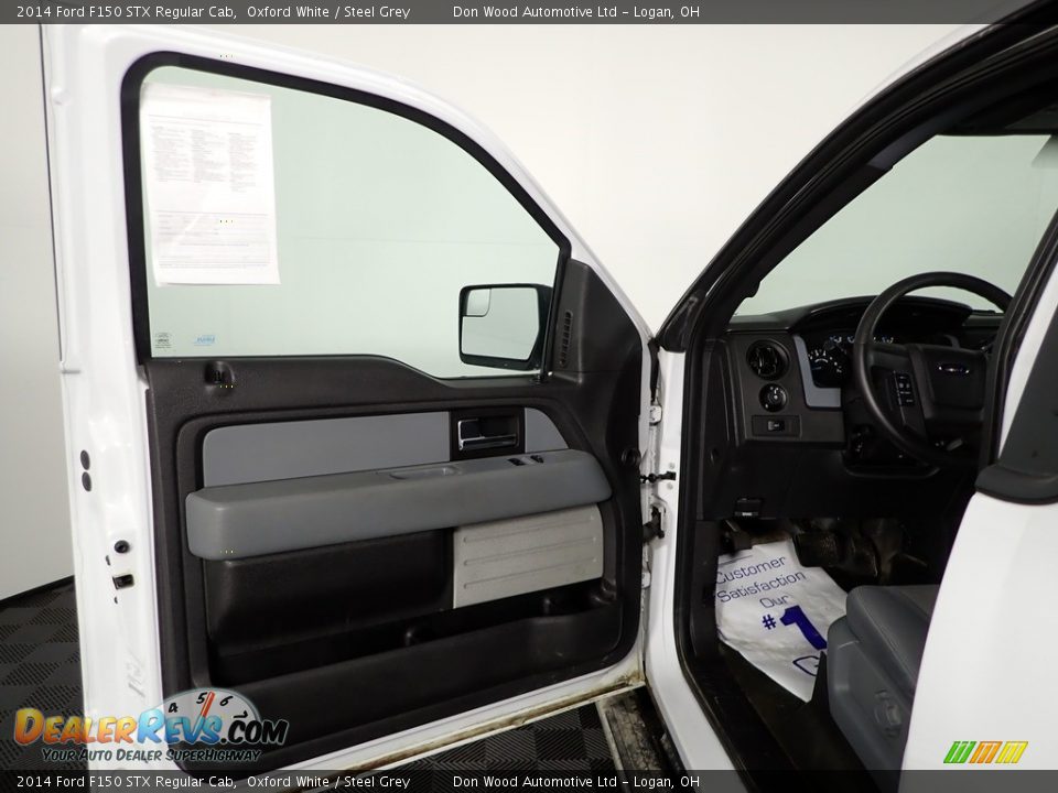 2014 Ford F150 STX Regular Cab Oxford White / Steel Grey Photo #12