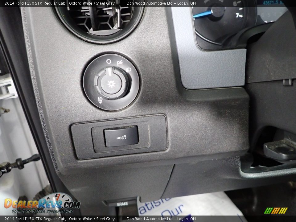 2014 Ford F150 STX Regular Cab Oxford White / Steel Grey Photo #16