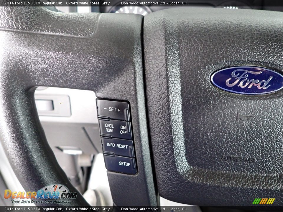2014 Ford F150 STX Regular Cab Oxford White / Steel Grey Photo #17