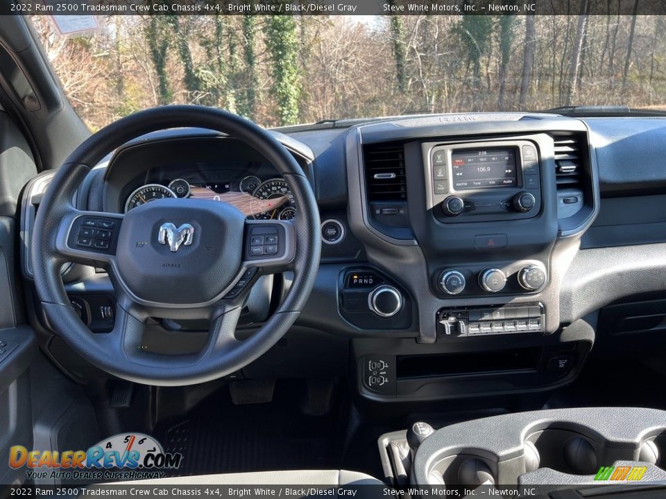 2022 Ram 2500 Tradesman Crew Cab Chassis 4x4 Bright White / Black/Diesel Gray Photo #19