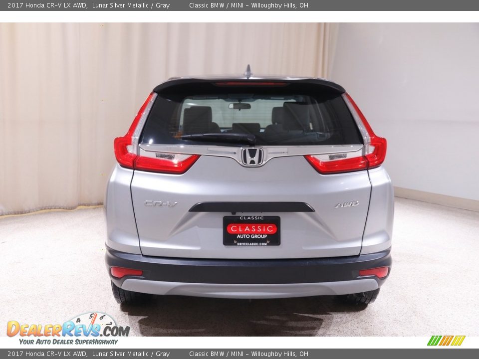 2017 Honda CR-V LX AWD Lunar Silver Metallic / Gray Photo #18