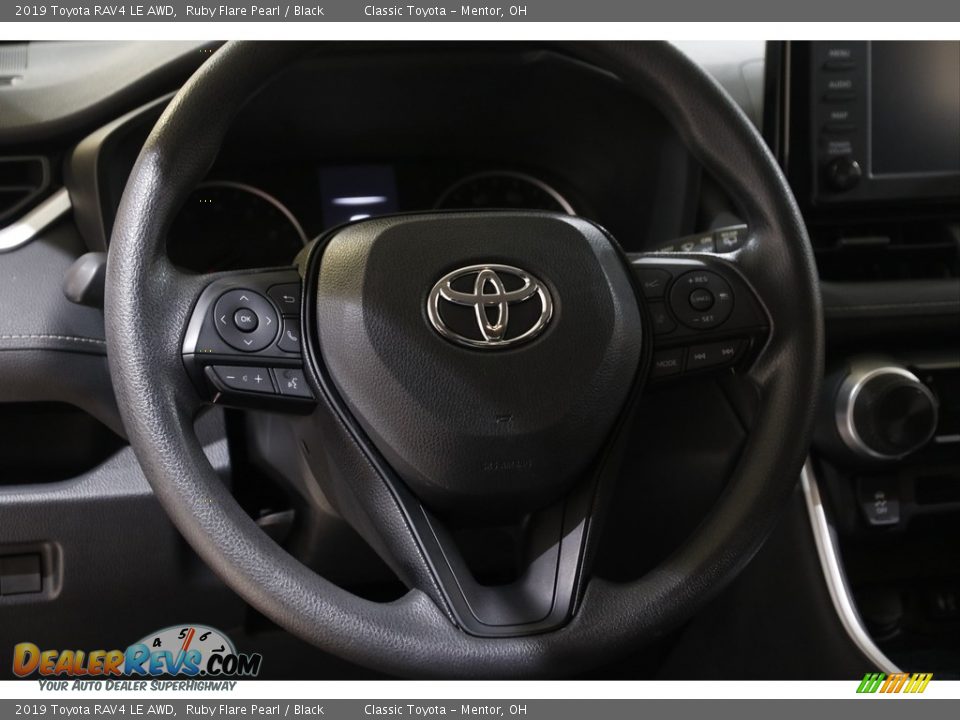 2019 Toyota RAV4 LE AWD Ruby Flare Pearl / Black Photo #7