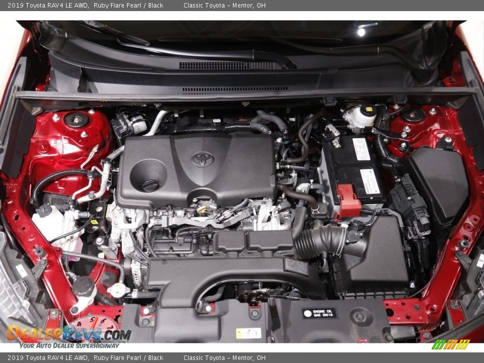 2019 Toyota RAV4 LE AWD Ruby Flare Pearl / Black Photo #18