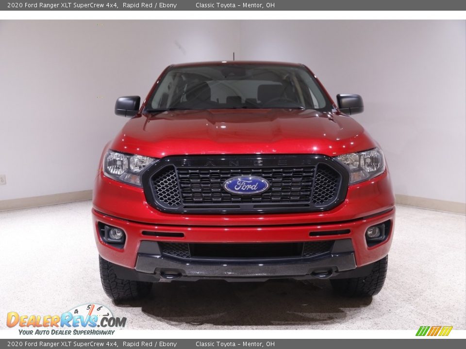 2020 Ford Ranger XLT SuperCrew 4x4 Rapid Red / Ebony Photo #2