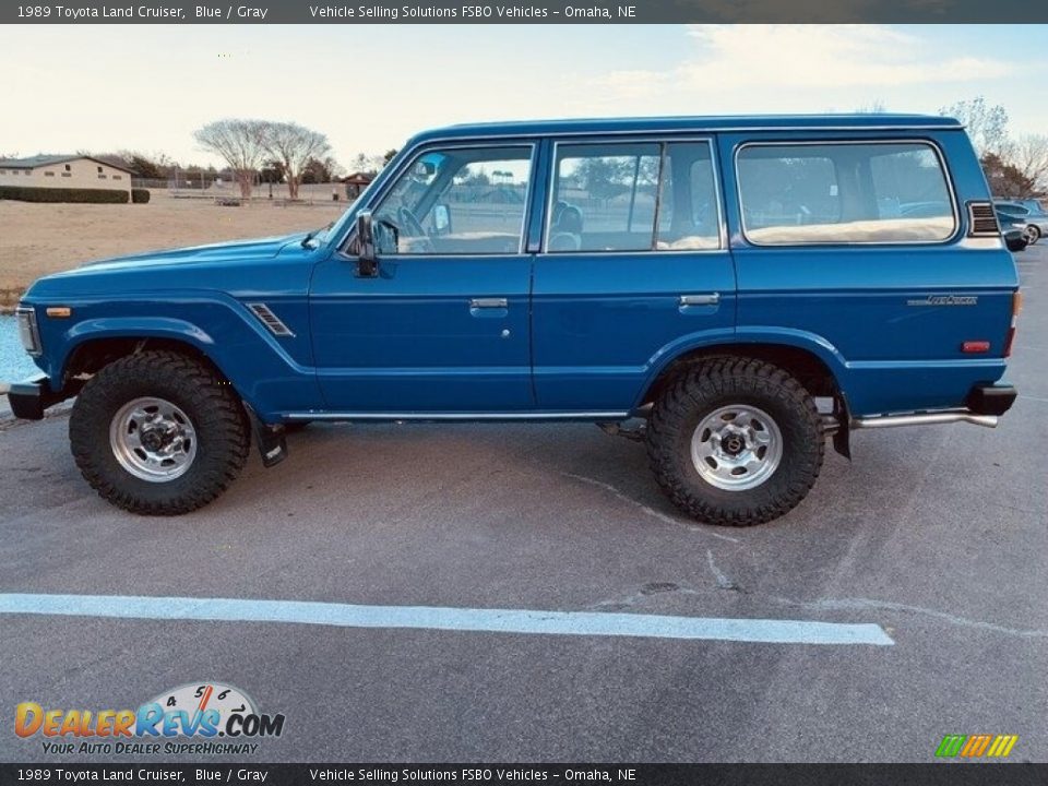 Blue 1989 Toyota Land Cruiser  Photo #1