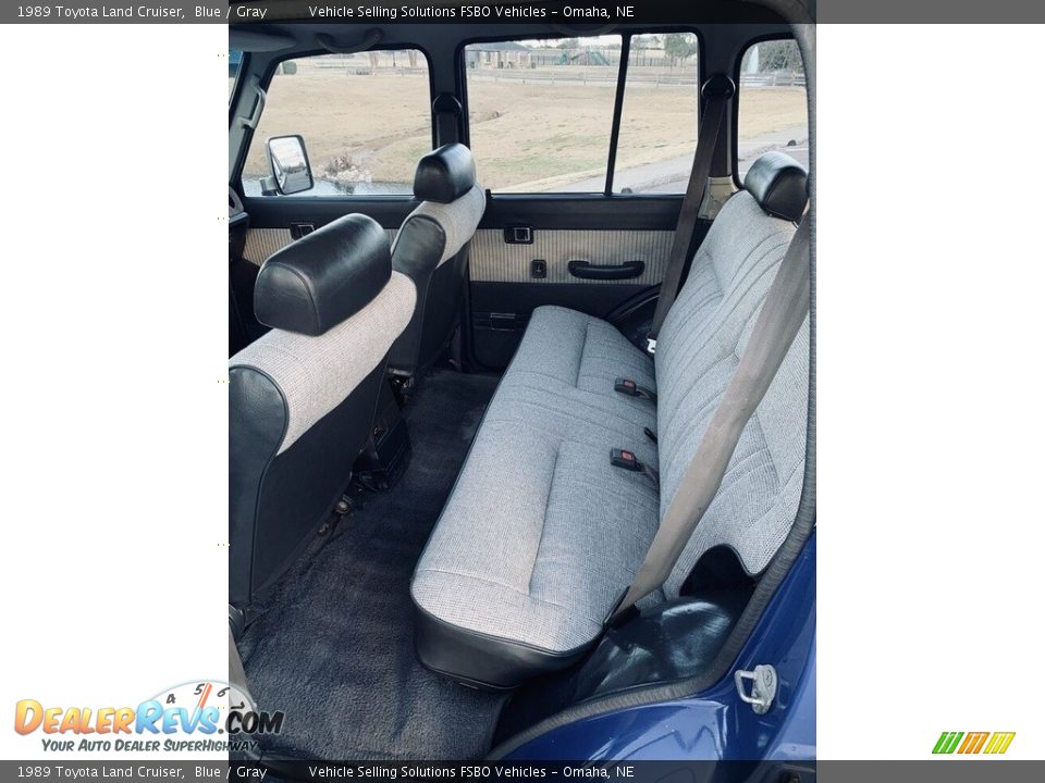 Rear Seat of 1989 Toyota Land Cruiser  Photo #6