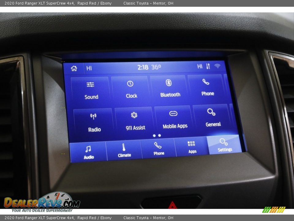 2020 Ford Ranger XLT SuperCrew 4x4 Rapid Red / Ebony Photo #12