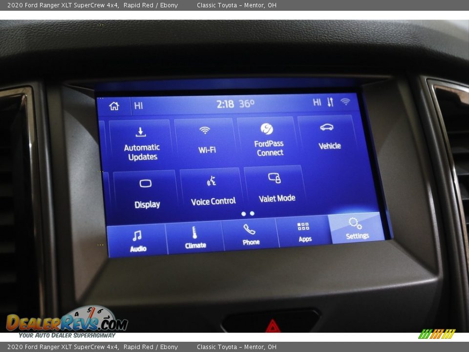 2020 Ford Ranger XLT SuperCrew 4x4 Rapid Red / Ebony Photo #13