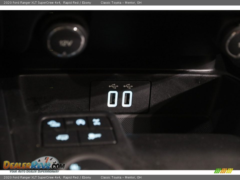 2020 Ford Ranger XLT SuperCrew 4x4 Rapid Red / Ebony Photo #17