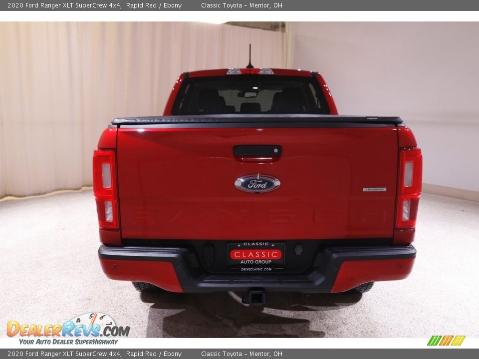 2020 Ford Ranger XLT SuperCrew 4x4 Rapid Red / Ebony Photo #21