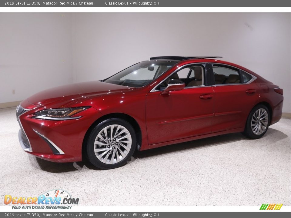 2019 Lexus ES 350 Matador Red Mica / Chateau Photo #3