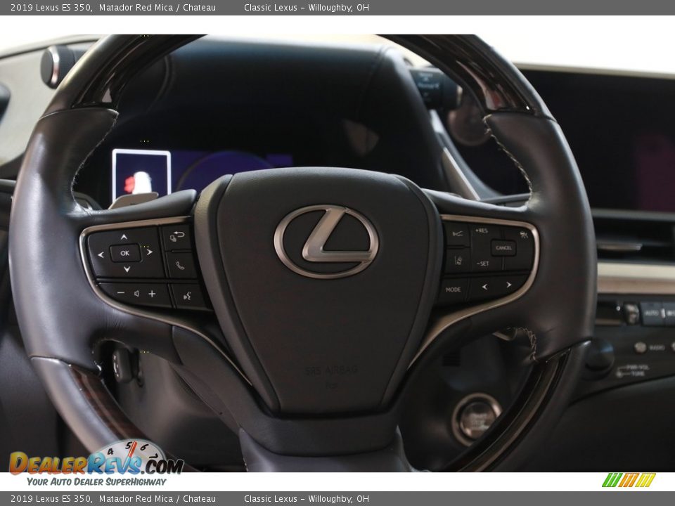 2019 Lexus ES 350 Matador Red Mica / Chateau Photo #7