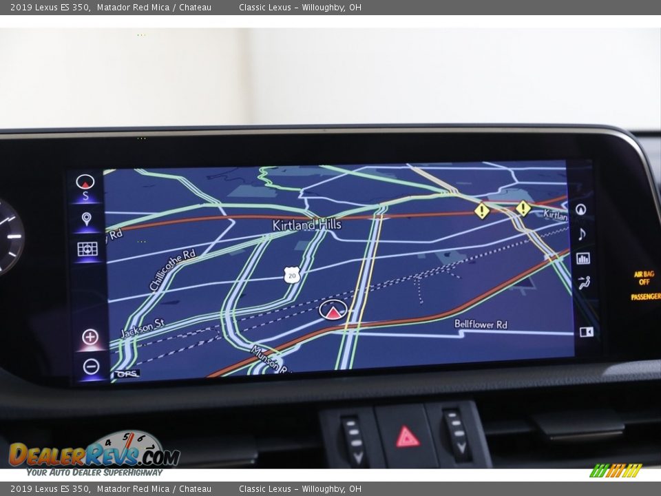 2019 Lexus ES 350 Matador Red Mica / Chateau Photo #13