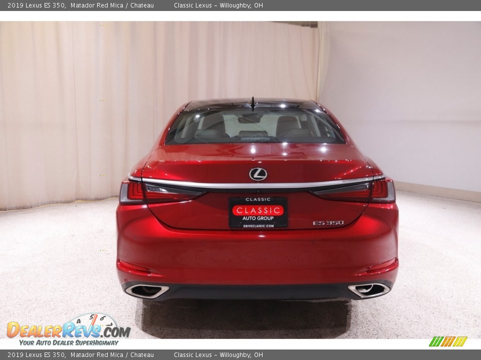 2019 Lexus ES 350 Matador Red Mica / Chateau Photo #20