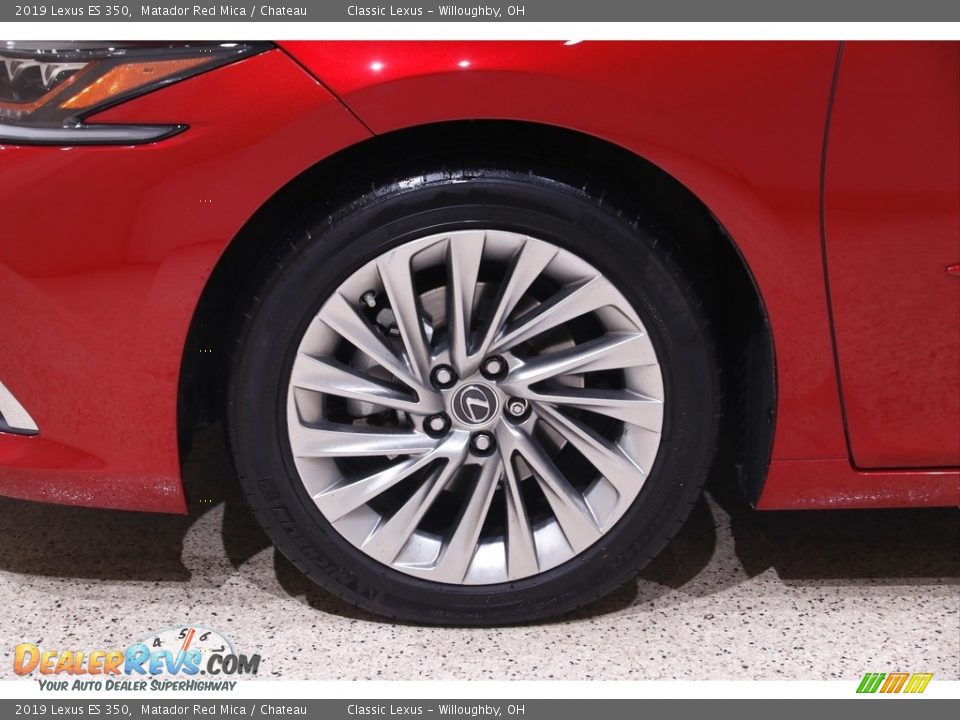 2019 Lexus ES 350 Matador Red Mica / Chateau Photo #22