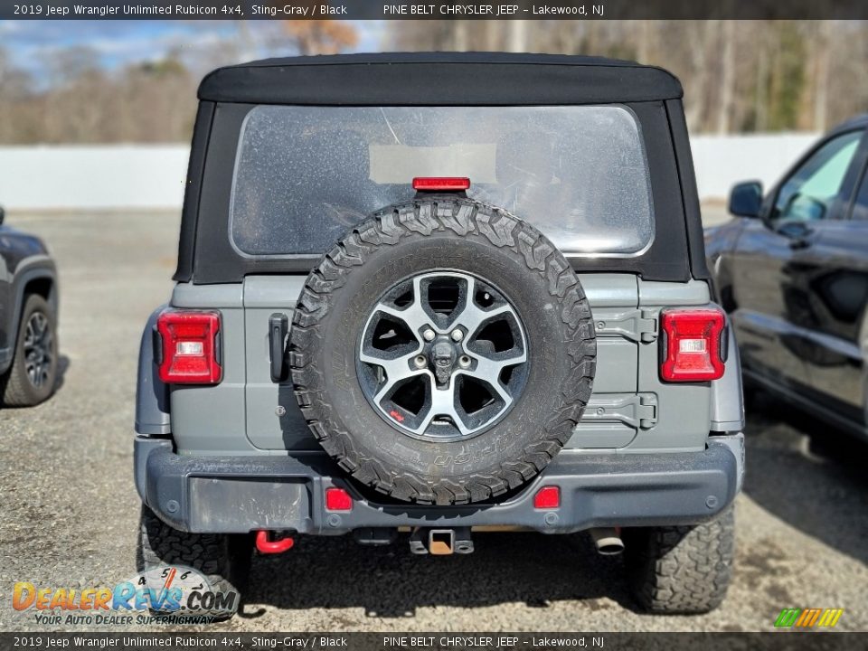 2019 Jeep Wrangler Unlimited Rubicon 4x4 Sting-Gray / Black Photo #5