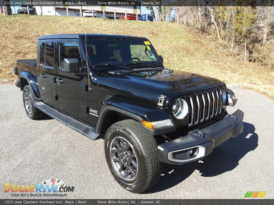 2020 Jeep Gladiator Overland 4x4 Black / Black Photo #4