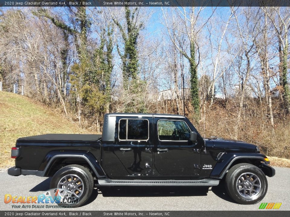 2020 Jeep Gladiator Overland 4x4 Black / Black Photo #5