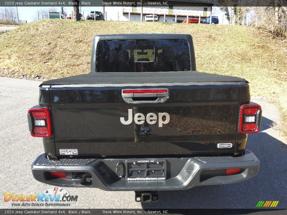 2020 Jeep Gladiator Overland 4x4 Black / Black Photo #7