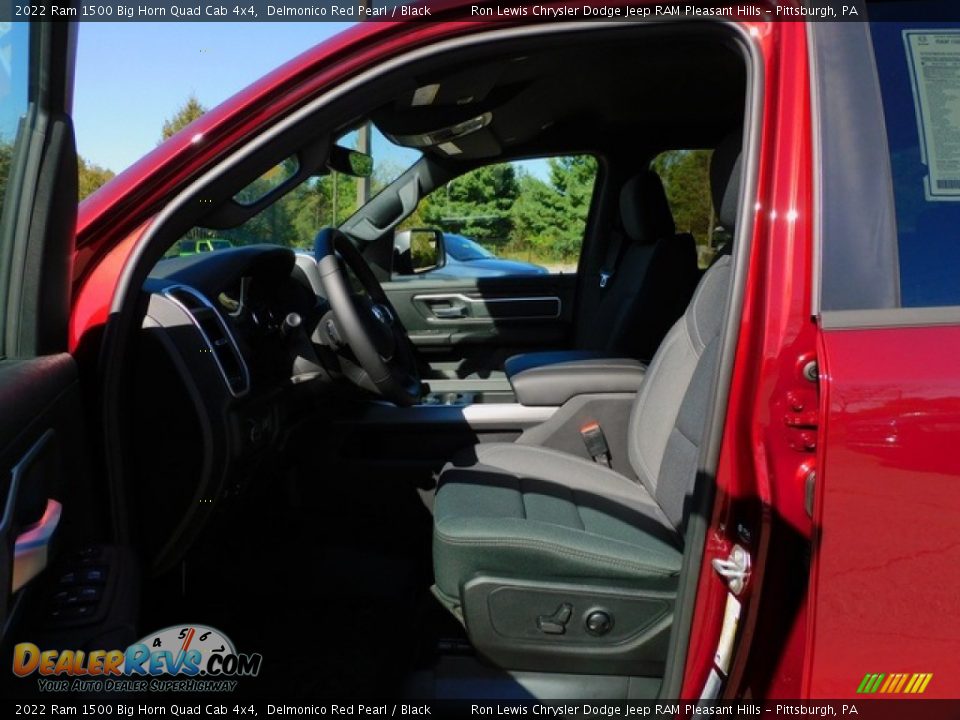2022 Ram 1500 Big Horn Quad Cab 4x4 Delmonico Red Pearl / Black Photo #11