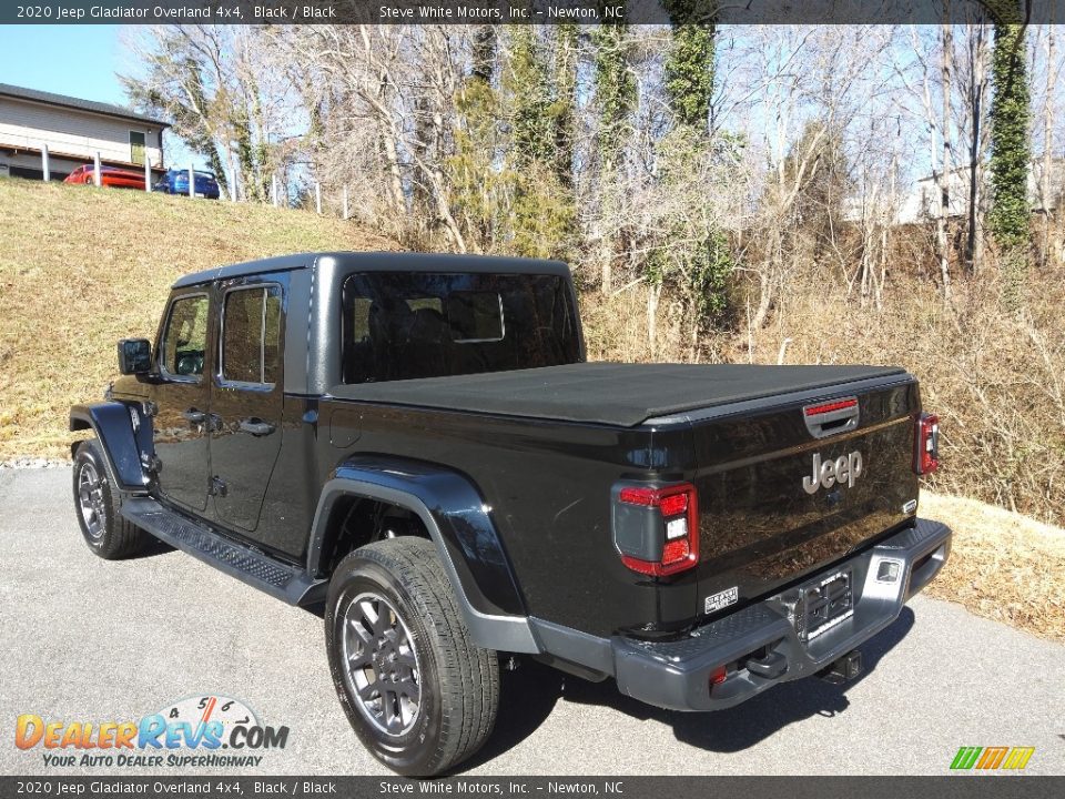 2020 Jeep Gladiator Overland 4x4 Black / Black Photo #9