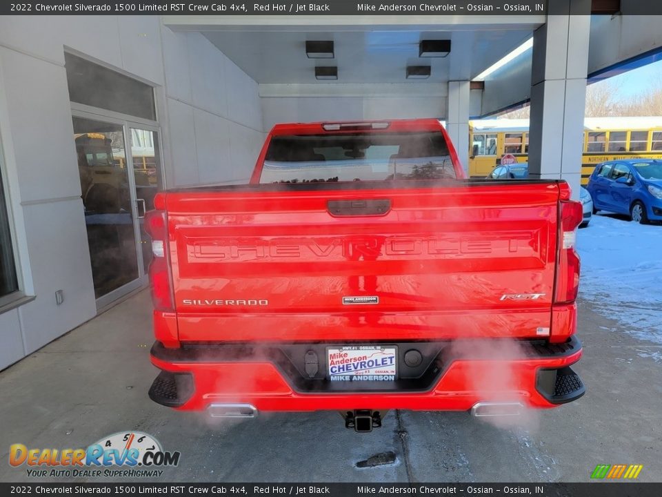 2022 Chevrolet Silverado 1500 Limited RST Crew Cab 4x4 Red Hot / Jet Black Photo #5