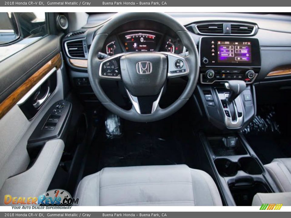 2018 Honda CR-V EX Gunmetal Metallic / Gray Photo #5